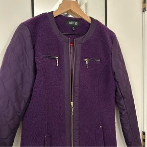 APT 9 purple coat